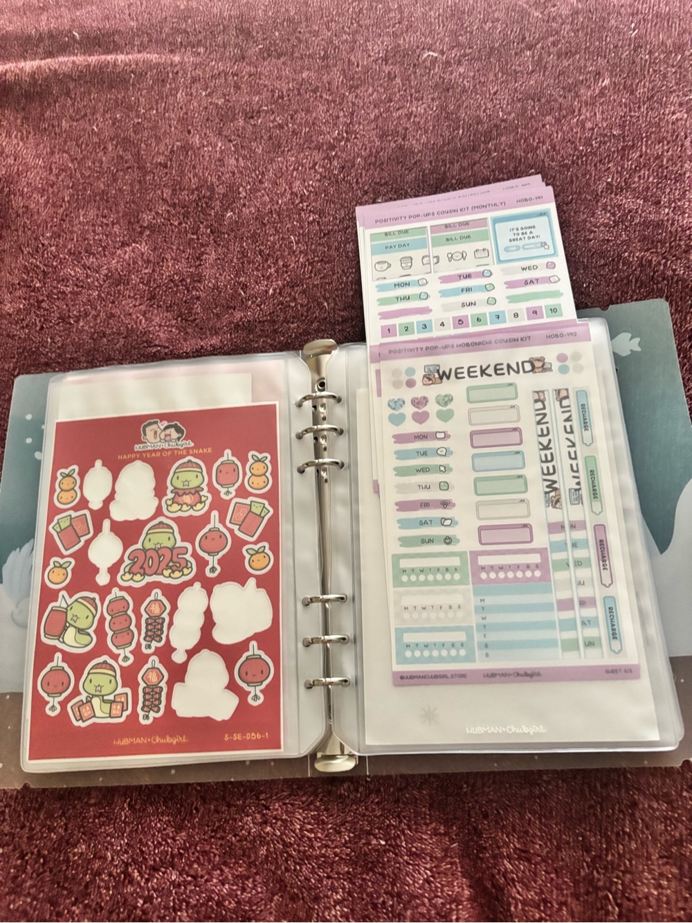 LARGE HADMAN & Chub girl Sticker collection +binder - Picture 7 of 15